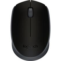 Mouse Logitech M170 Preto e Cinza sem fio