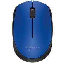 Mouse Logitech M170 s/ Fio Azul Com Preto 910-004800