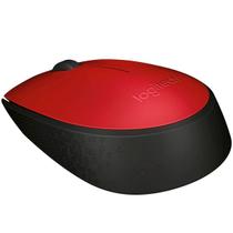 Mouse Logitech M170 Vermelho e Preto Wireless
