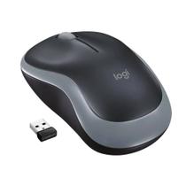 Mouse Logitech M185 Sem Fio Rc/nano Preto Cor Cinza