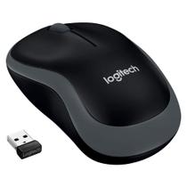 Mouse Logitech M185 Sem fio Wireless 910-002225 Cinza Escuro