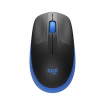 Mouse Logitech M190 - Sem Fio - 1000 Dpi - Preto e Azul