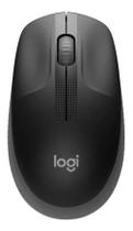 Mouse Logitech M190 Sem Fio Wireless 1000Dpi Cinza Óptico