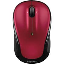 Mouse Logitech M325S vermelho sem fio com rolagem microprecisa