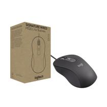 Mouse Logitech M520 L com fio USB-C óptico grafite Mouse Logitech M520 L com fio USB-C óptico grafite