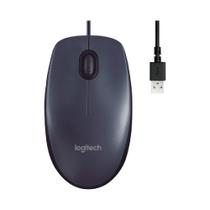 Mouse Logitech M90 3 Botões 1000DPI com Fio Preto