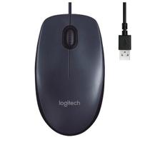 Mouse Logitech M90 com Fio USB Conforto e Precisão para o Dia a Dia