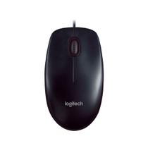 Mouse Logitech M90 Preto USB com Fio - 910-007599 Mouse Logitech M90 Preto USB com Fio - 910-007599
