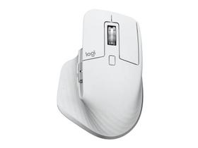 Mouse logitech mx master 3s bluetooth, conexao com ate 3 dispositivos, 8000dpi, pale grey - 910-0065