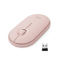 Mouse Logitech Pebble M350 Ambidestro Rose Sem Fio