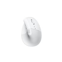 Mouse Logitech Wireless Ergonômico Lift Vertical 6 Botões 10m Branco - 910-006469