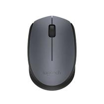 Mouse Logitech Wireless M170 3 Botões Wireless 1000DPI Cinza