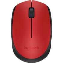 Mouse Logitech Wireless M170 Vermelho 25567