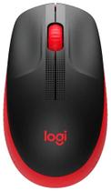 Mouse Logitech Wireless M190 910-005904 Vermelho Mouse Logitech Wireless M190 910-005904 Vermelho