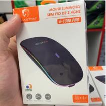 Mouse luminoso sem fio de 2.4GHZ