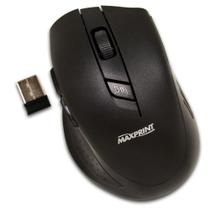 Mouse Maxprint 5 Botões 1600DPI, sem fio - Preto