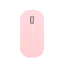 Mouse Maxprint Surface, 1200DPI, 3 Botões, USB, Rosa - 60000136 Mouse Maxprint Surface, 1200DPI, 3 Botões, USB, Rosa - 60000136