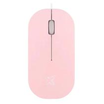 Mouse Maxprint Surface com Fio 1200 DPI USB 2.0 Rosa
