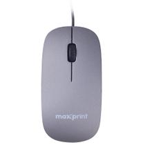 Mouse Maxprint Surface, USB, 1200 DPI, Design Slim, Cinza - 60000160 Mouse Maxprint Surface, USB, 1200 DPI, Design Slim, Cinza - 60000160
