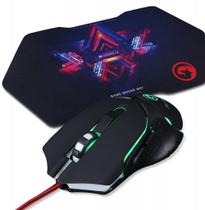 Mouse +Mousepad Marvo M309+G7 Gaming Preto