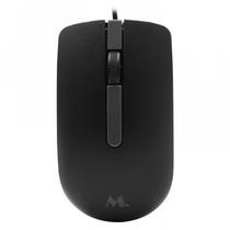 Mouse Mtek MS-307 USB - Preto e Prata Mouse Mtek MS-307 USB - Preto e Prata