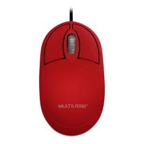 Mouse Multilaser Classic Usb Vermelho - Mo003