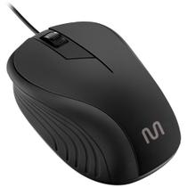 Mouse Multilaser com Fio 3 Botoes Emborrachado - MO222 Mouse Multilaser com Fio 3 Botoes Emborrachado - MO222