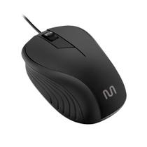 Mouse Multilaser MO222 - 1200dpi - Textura emborrachada - Preto