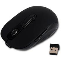 Mouse Multilaser sem Fio 2.4 GHZ Litio Preto - MO277
