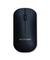 Mouse Multilaser sem Fio USB 2.4Ghz 1200Dpi Power Save Box Preto MO307