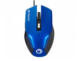 Mouse Nacon Wired Gaming Mouse GM-105BLUE - Optical Sensor - 2400DPI - Cabo 1,5m (Com fio, azul)