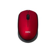 Mouse oex ms409 cosy vermelho/preto