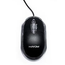 Mouse Office Hayom, USB, 1000DPI, Preto - MU2914