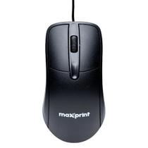 Mouse OfficeEasy Preto com Fio USB2.0 1200DPI Maxprint