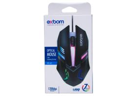Mouse Optical Com Fio Rgb 1200dpi Exbom Ms62 Mouse Optical Com Fio Rgb 1200dpi Exbom Ms62