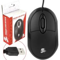 Mouse optico 1000dpi usb preto 5+