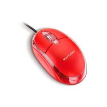 Mouse Optico Basico RED USB 1200DPI MO303 Multilaser