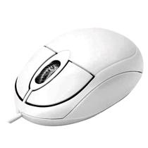 Mouse Óptico Branco Com Fio Usb Office Multilaser