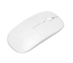 Mouse Óptico Branco Slin USB Wireless Ultra Fino