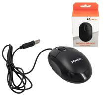 Mouse Óptico C/Fio Preto USB 2.0 Ktrok Ergonômico 3 Botões Mouse Óptico C/Fio Preto USB 2.0 Ktrok Ergonômico 3 Botões