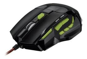 Mouse Optico C/ Led Gamer 2000 Dpi Verde Mo208