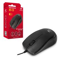 Mouse Optico C3Tech Usb Office Preto Usb Ms-26Bk 2 Metros