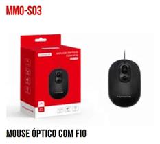 Mouse Óptico com Fio 2000 DPI 1,5m - Tomate MMO-S03 Mouse Óptico com Fio 2000 DPI 1,5m - Tomate MMO-S03