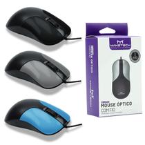 Mouse Óptico Com Fio Cabo Longo Leve E Durável Conexão USB Ergonômico Mouse Óptico Com Fio Cabo Longo Leve E Durável Conexão USB Ergonômico