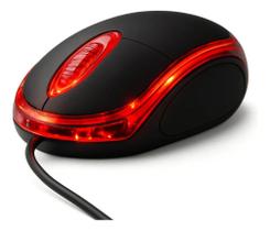 Mouse optico com fio preto exbom ms9 Mouse optico com fio preto exbom ms9