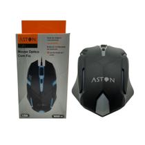 Mouse Óptico Com Fio Usb 1600 Dpi Ab-29 Aston
