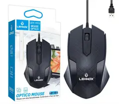 Mouse optico com fio usb 3 botoes - ley-1513 Mouse optico com fio usb 3 botoes - ley-1513