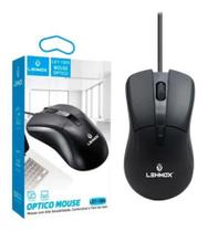 Mouse Óptico Com Fio Usb Básico 3 Botões Lehmox Ley-1505