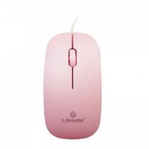 Mouse Óptico com fio USB LEY-1564 Rosa - Lehmox Mouse Óptico com fio USB LEY-1564 Rosa - Lehmox