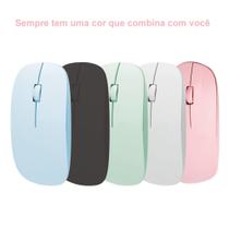 Mouse Óptico com Fio Usb Macaron Verde - SB-S12